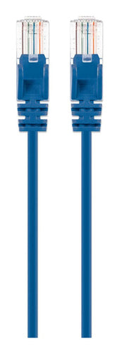 Intellinet 745765 networking cable Blue 0.15 m Cat6a U/UTP (UTP)