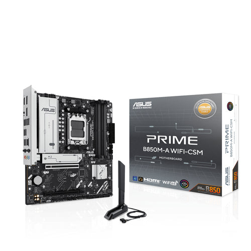 ASUS PRIME B850M-A WIFI-CSM AMD B850 Socket AM5 micro ATX
