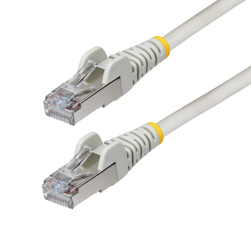 StarTech.com 3ft Gray CAT6a Ethernet Cable, Snagless RJ45, 10GbE, 100W PoE++, S/FTP, LSZH, 27AWG Pure Bare Copper Wire, 500MHz, Shielded Network Patch Cord w/Strain Reliefs, Individually Tested/ETL Verified