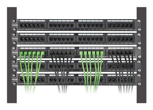 Intellinet 744584 networking cable Light Green 0.15 m Cat6 U/UTP (UTP)