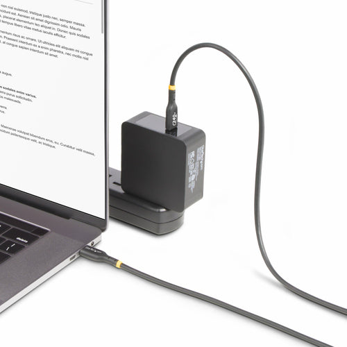 StarTech.com 3ft USB-C Charging Cable, USB-IF Certified USB C Cable, 240W PD EPR, USB 2.0 Type-C Laptop Charger Cord, USB-C Data Transfer Cable, TPE Jacket, M/M