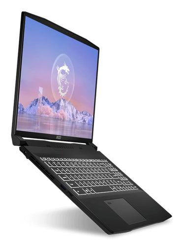 MSI Creator M16 B13VE-1250US Intel® Core™ i9 i9-13900H Laptop 40.6 cm (16") Quad HD+ 64 GB DDR5-SDRAM 2 TB SSD NVIDIA GeForce RTX 4050 Wi-Fi 6 (802.11ax) Windows 11 Pro Black
