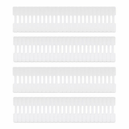 StarTech.com 3.5in (9cm) Cable Labels, 100 Pack, White, Hook-to-Hook Fastener Cable Tags, Write-On Cord Labels for Cable Management, Cord Identification Tags