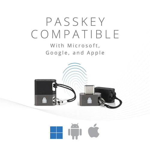 Kensington VeriMark Guard 2.1 USB-C Fingerprint Security Key-FIDO2, WebAuthn/CTAP2.1, FIDO U2F-Cross Platform