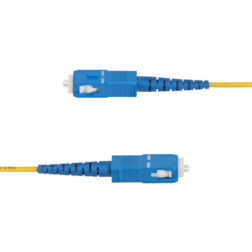 StarTech.com 10m (32.8ft) LC to SC (UPC) OS2 Single Mode Simplex Fiber Optic Cable, 9/125µm, 40G/100G, Bend Insensitive, Low Insertion Loss, LSZH Fiber Jumper Cord