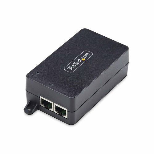 StarTech.com 1-Port 2.5GbE PoE+ Injector, 10M/100M/1G/2.5G Ethernet, PoE/PoE+ (802.3af/802.3at), 30W, Multi-Gigabit Unmanaged Midspan Inline Power Over Ethernet