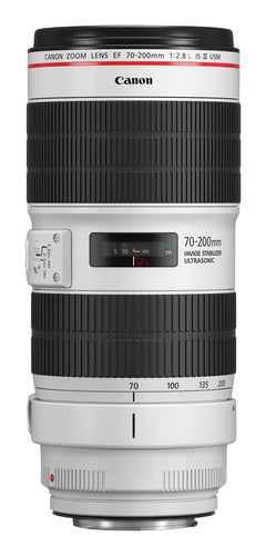 Canon EF 70-200mm f/2.8L IS III USM SLR Telephoto zoom lens Black, White