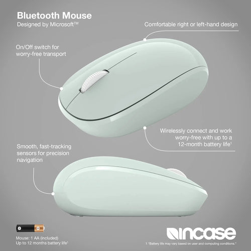 Incase Designed by Microsoft RJN-00025 mouse Home Ambidextrous Bluetooth