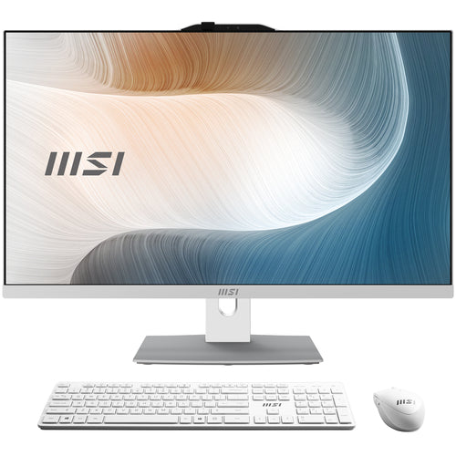 MSI Modern AM272P 1M-820US Intel Core 7 150U 68.6 cm (27") 1920 x 1080 pixels All-in-One PC 32 GB DDR5-SDRAM 1 TB SSD Windows 11 Home Wi-Fi 6E (802.11ax) White