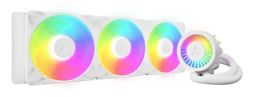 ARCTIC Liquid Freezer III Pro 420 A-RGB (White) - Multi Compatible All-in-One CPU Water Cooler with A-RGB