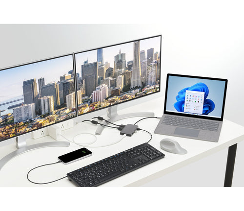 Kensington UH1450P USB-C Wired USB 3.2 Gen 2 (3.1 Gen 2) Type-C Grey