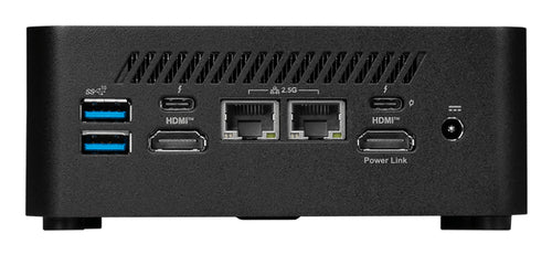 MSI Cubi NUC AI 1UMG-010US PC/workstation Intel Core Ultra 7 155H 32 GB DDR5-SDRAM 1 TB SSD Windows 11 Pro Mini PC Black