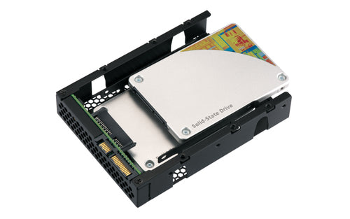 QNAP QDA-A2AR storage drive enclosure HDD/SSD enclosure Black 2.5"