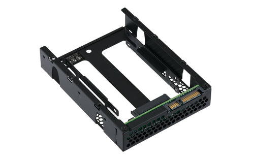 QNAP QDA-A2AR storage drive enclosure HDD/SSD enclosure Black 2.5"
