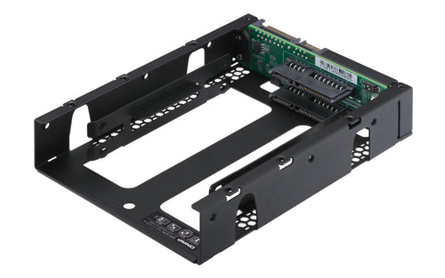 QNAP QDA-A2AR storage drive enclosure HDD/SSD enclosure Black 2.5"