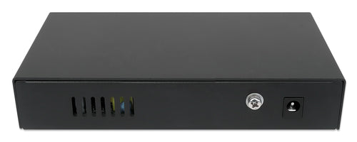 Intellinet 6-Port Fast Ethernet Switch with 4 PoE Ports (1 x High-Power PoE), One High-Power 60 W PSE PoE Port, Three IEEE 802.3at/af PSE PoE Ports, PoE Power Budget of 65 W, PoE Extend Mode, Two RJ45 Uplink Ports, VLAN