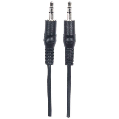 Manhattan 334594 audio cable 1.8 m 3.5mm Black