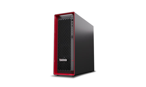 Lenovo ThinkStation P5 Intel Xeon W w5-2445 32 GB DDR5-SDRAM 1 TB SSD NVIDIA RTX A5500 Windows 11 Pro for Workstations Tower Workstation Black, Red
