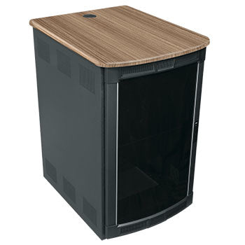 Middle Atlantic Products BGR-25SA27MDK-EA rack cabinet 25U Freestanding rack Black, Wood