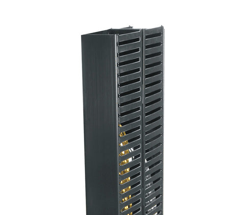 Middle Atlantic Products 45 RU Cable Duct, 3 Inches Wide x 6 Inches Deep , Dual duct