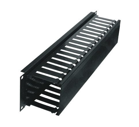 Middle Atlantic Products 2 RU Plastic Cable Manager, 3 Inches Deep
