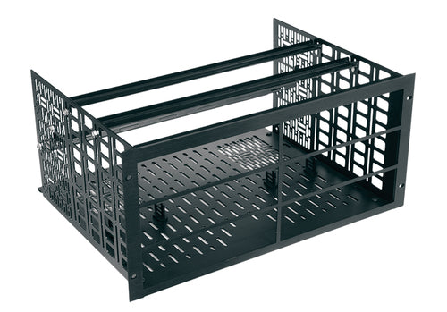 Middle Atlantic Products 5 RU Anodized Custom Shelf For (6) Sonos Amps, 14 Inches Deep
