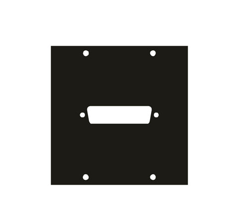 Middle Atlantic Products 1DB25 socket-outlet VGA Black