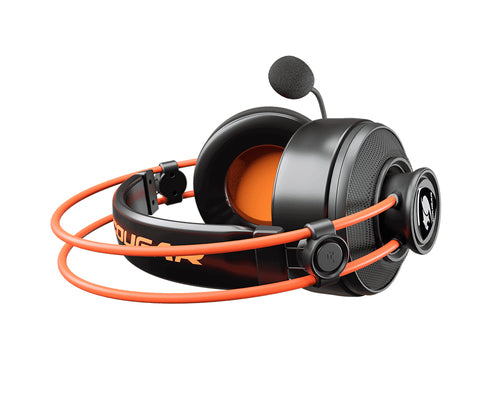 COUGAR Immersa TI Headset Wired Head-band Gaming Black, Orange