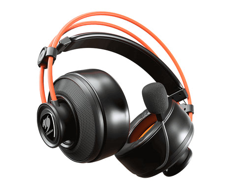 COUGAR Immersa TI Headset Wired Head-band Gaming Black, Orange