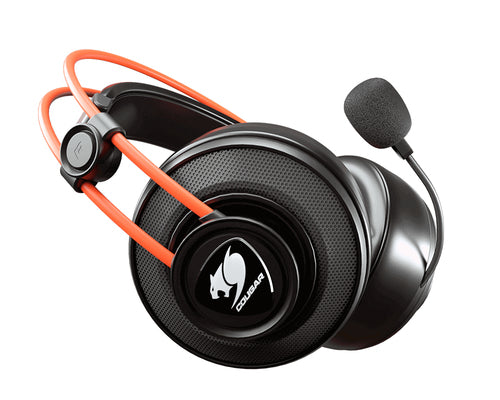 COUGAR Immersa TI Headset Wired Head-band Gaming Black, Orange