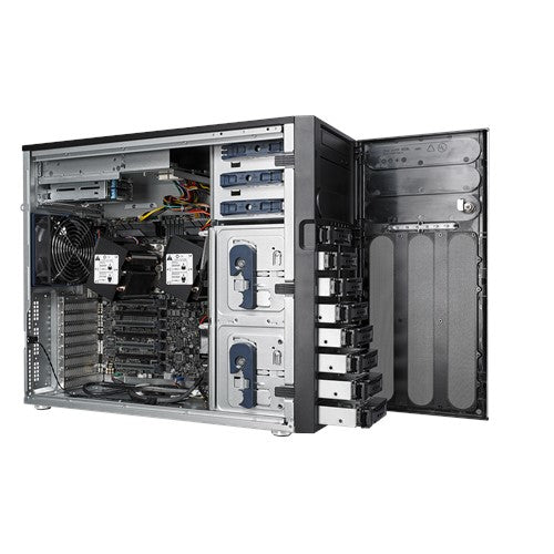 ASUS TS700-E9-RS8 server barebone Intel® C621 LGA 3647 (Socket P) Tower (5U) Black, Grey