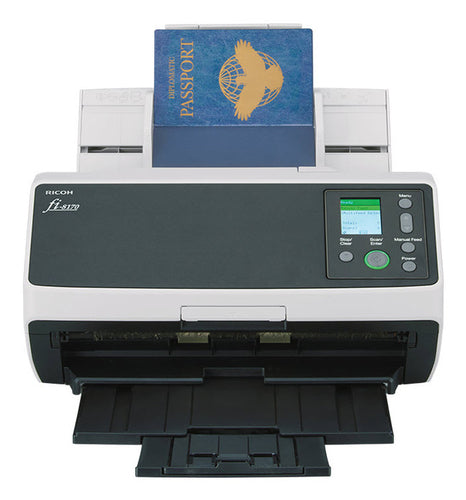 Ricoh FI-8170 ADF + Manual feed scanner 600 x 600 DPI A4 Black, Grey