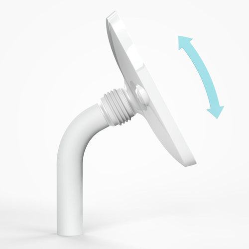 Bouncepad Tilt Adaptor | White | Adds screen angle adjustment to our Tablet Kiosks