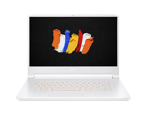 Acer ConceptD CN715-71-73A9 Intel® Core™ i7 i7-9750H Laptop 39.6 cm (15.6") 4K Ultra HD 32 GB DDR4-SDRAM 1 TB SSD NVIDIA® GeForce RTX™ 2080 Wi-Fi 5 (802.11ac) Windows 10 Home White