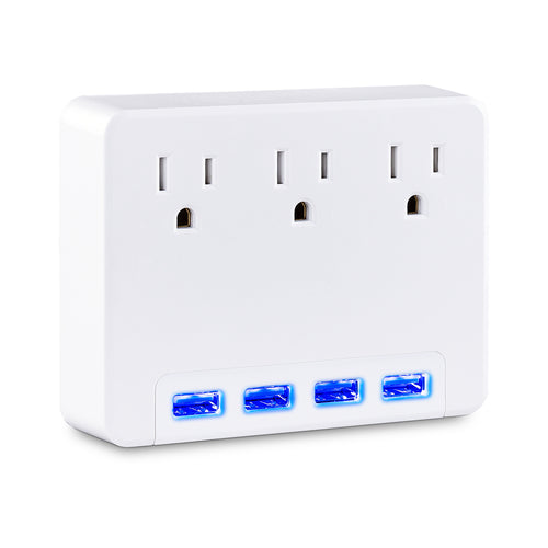CyberPower P3WU surge protector White 3 AC outlet(s) 125 V