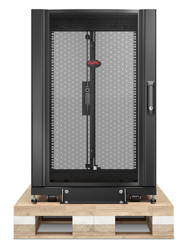 APC NetShelter SX, Server Rack Enclosure, 18U, Shock Packaging, Black, 925H x 600W x 1070D mm