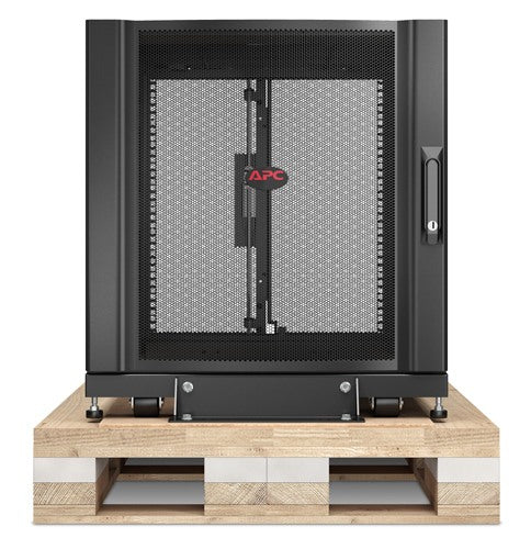 APC NetShelter SX, Server Rack Enclosure, 12U, Shock Packaging, Black, 658H x 600W x 1070D mm