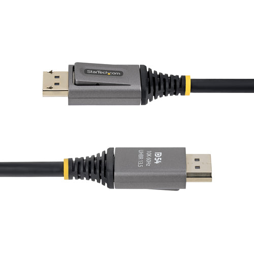 StarTech.com 3ft DisplayPort 2.1 Cable, VESA Certified DP54 DisplayPort Cable, Uncompressed 8K 60Hz, 8K 144Hz/4K 240Hz w/DSC 1.2a, DP 2.1 Monitor Cord