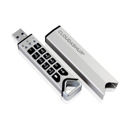 iStorage CloudAshur Hardware Security Module |data encryption module - encrypt, share & manage your data in the cloud| Password Protected, Dust and Water Resistant, Portable, Military Grade Hardware Encryption - 5 Factor Authentication