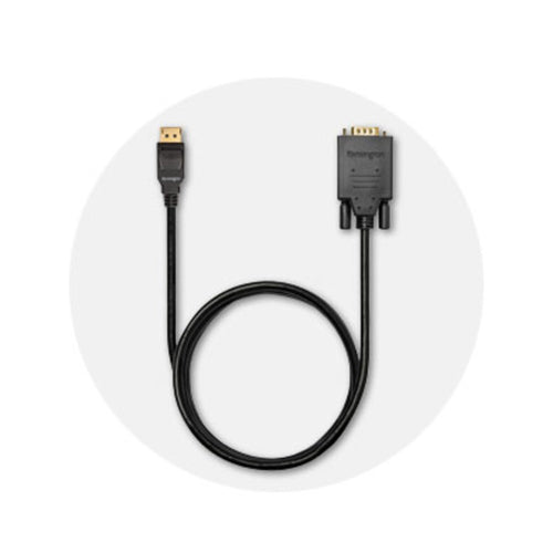 Kensington DisplayPort 1.2 (M) to VGA (M) passive unidirectional cable, 1.8m (6ft)