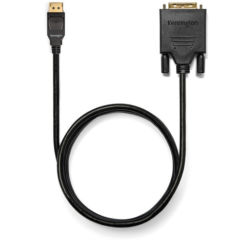 Kensington DisplayPort 1.1 (M) to DVI-D (M) passive unidirectional cable, 1.8m (6ft)