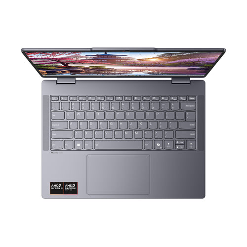 Lenovo IdeaPad 5 2-in-1 14AKP10 Copilot+ PC AMD Ryzen™ AI 5 340 Hybrid (2-in-1) 35.6 cm (14") Touchscreen WUXGA 16 GB LPDDR5x-SDRAM 256 GB SSD Wi-Fi 7 (802.11be) Windows 11 Home English Grey