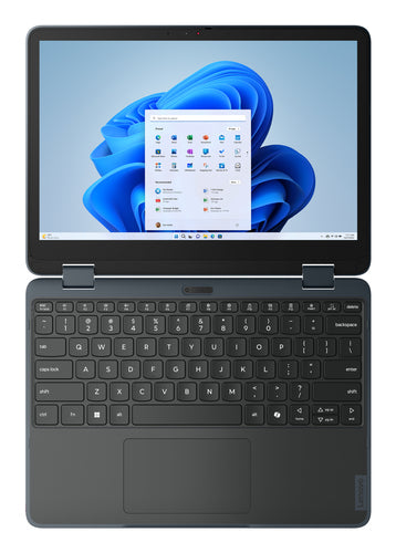 Lenovo 500w 2-in-1 Gen 5 N250 Hybrid (2-in-1) 31 cm (12.2") Touchscreen WUXGA 8 GB LPDDR5-SDRAM 128 GB SSD Wi-Fi 6E (802.11ax) Windows 11 Pro Grey