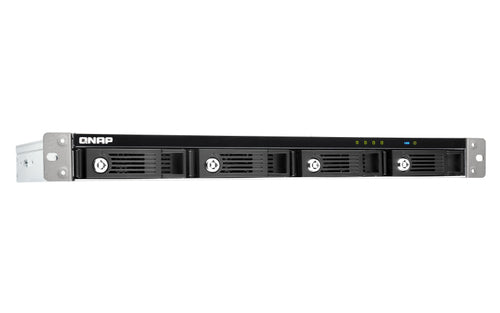 QNAP TR-004U storage drive enclosure HDD/SSD enclosure Black, Grey 2.5/3.5"