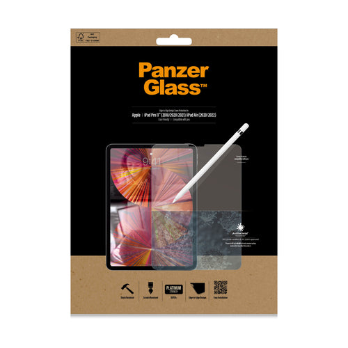 PanzerGlass ® Screen Protector iPad Pro 11″ (2018, 2020-2022, 2024) | Air 10.9'' (2020, 2022) Clear screen protector Apple 1 pc(s)