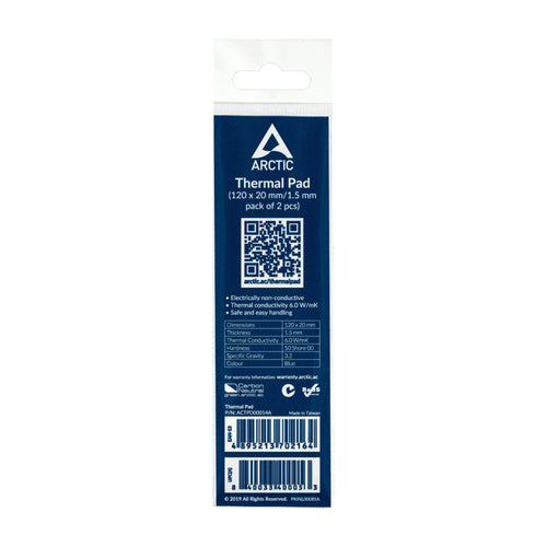 ARCTIC TP-2 (APT2560) Performance Thermal Pad 120x20 mm, 1.5 mm