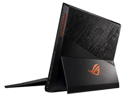 ASUS ROG Mothership GZ700GX-XB98K laptop Intel® Core™ i9 i9-9980HK Hybrid (2-in-1) 43.9 cm (17.3") Touchscreen Full HD 64 GB DDR4-SDRAM 1.53 TB SSD NVIDIA® GeForce RTX™ 2080 Wi-Fi 5 (802.11ac) Windows 10 Pro Black