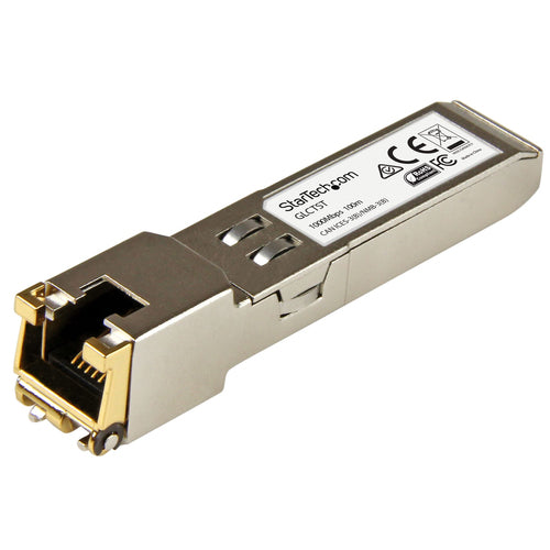 StarTech.com Extreme Networks 10050 Compatible SFP Module - 1000BASE-T - SFP to RJ45 Cat6/Cat5e - 1GE Gigabit Ethernet SFP - RJ-45 100m
