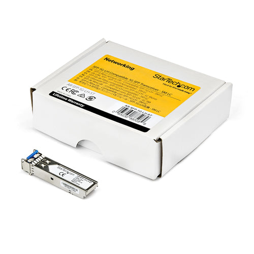 StarTech.com Arista Networks SFP-1G-LH Compatible SFP Module - 1000BASE-LH - 1GbE Single Mode Fiber SMF Optic Transceiver - 1GE Gigabit Ethernet SFP - LC 40km - 1310nm - DDM
