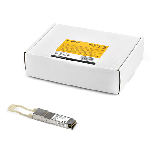 StarTech.com HPE JG325A Compatible QSFP+ Module - 40GBASE-SR4 - 40GbE Multi Mode Fiber Optic Transceiver - 40GE Gigabit Ethernet QSFP+ - MPO 150m - 850nm - DDM HPE 5900AF, 11908, FlexFabric